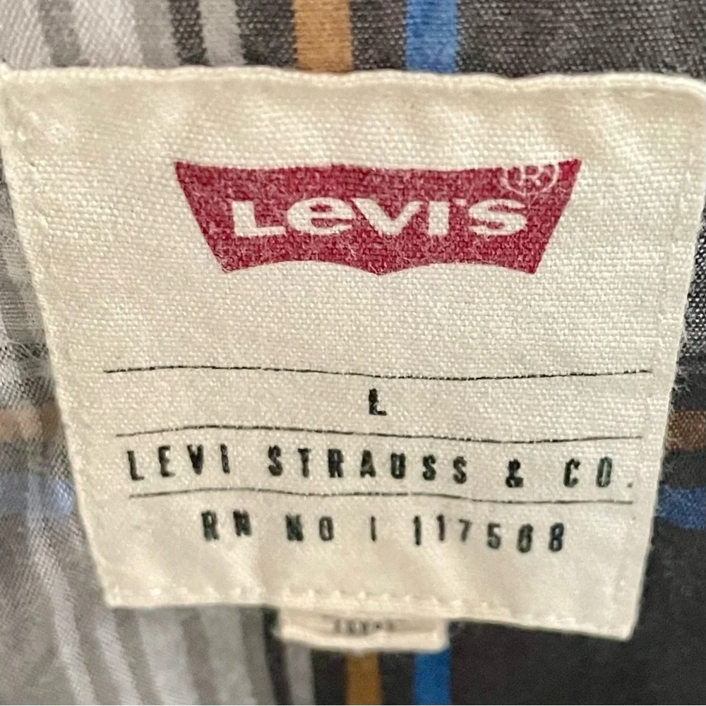 Levi’s Men’s Plaid Pearl Snap Regular Fit Long Sleeve Western Shirt Country